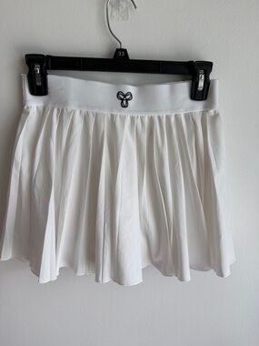 TNA White Circle Skater Skirt